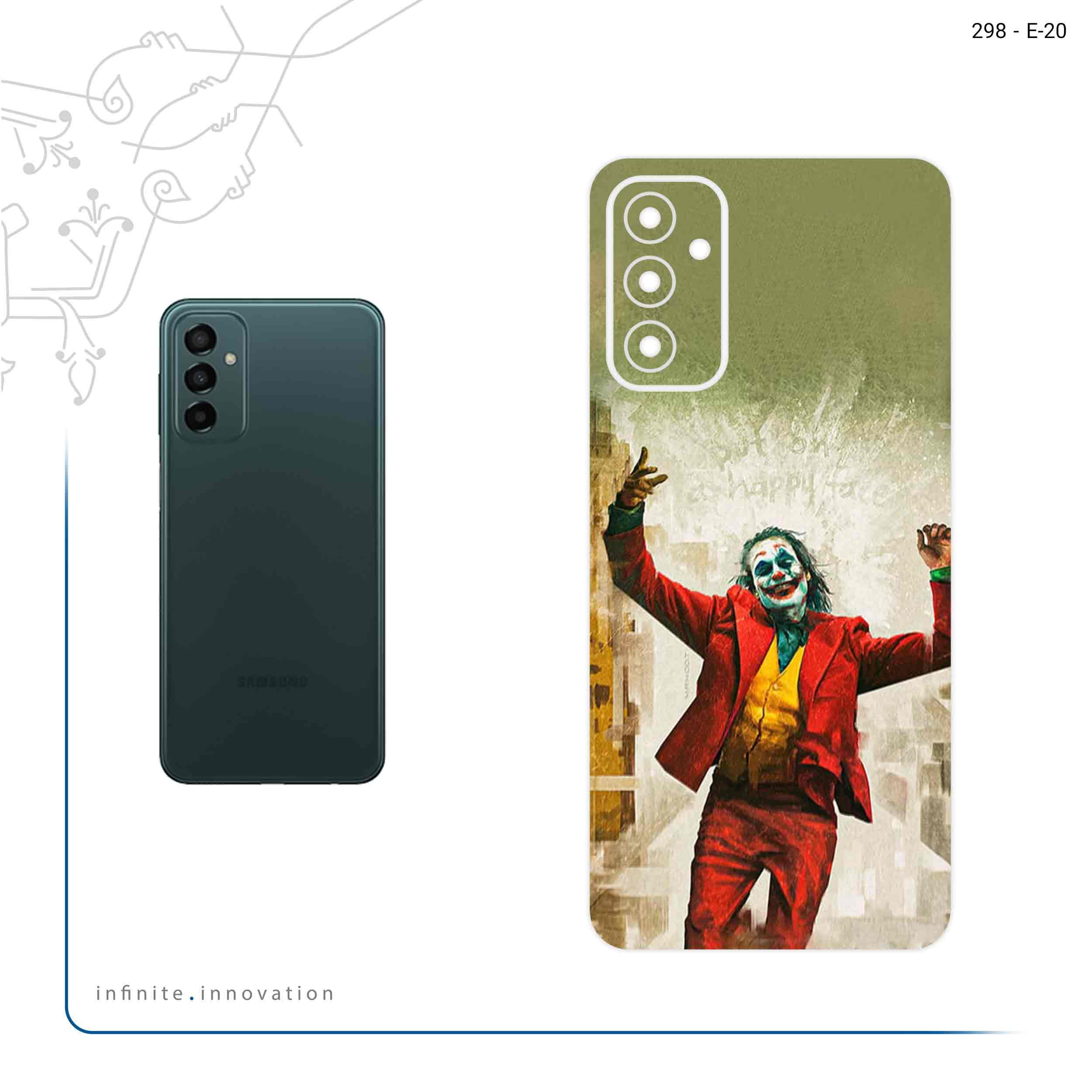 برچسب پوششی ماهوت مدل Joker مناسب برای گوشی موبایل سامسونگ Galaxy M23