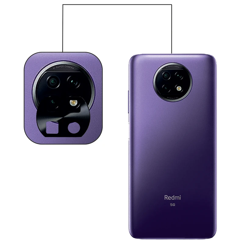 محافظ لنز دوربین مدل SN-X مناسب برای گوشی موبایل شیائومی REDMI NOTE 9 T