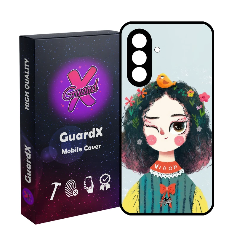 کاور گارد ایکس طرح دختر مدل 10639 مناسب برای گوشی موبایل سامسونگ Galaxy A17 4G / A17 5G
