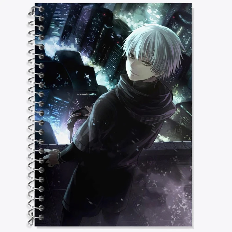 دفتر لغت 50 برگ خندالو مدل کانکی کن انیمه توکیو غول Tokyo Ghoul کد 11908