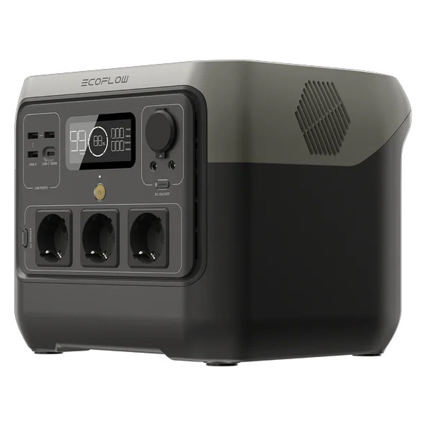 باتری خورشیدی اکوفلو مدل RIVER 2 Pro Portable Power Station ظرفیت 768 وات ساعت