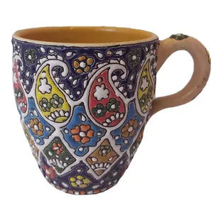 ماگ میناکاری سفالی کد 00023