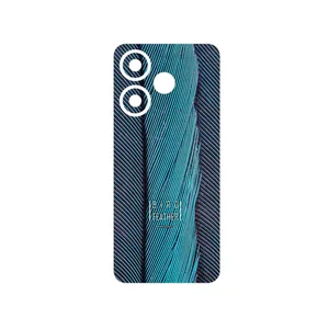 MAHOOT Turquoise feathers Cover Sticker for Xiaomi Redmi 13