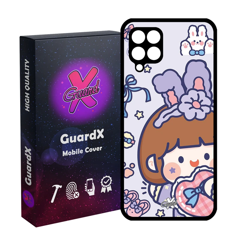 کاور گارد ایکس طرح Roro Jump مدل Glass10443 مناسب برای گوشی موبایل سامسونگ Galaxy A12/M12/F12