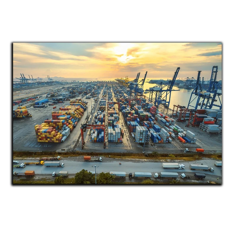 تابلو شاسی بکلیت طرح اسکله و بندر ترانزیت دریایی مدل SH-S1626