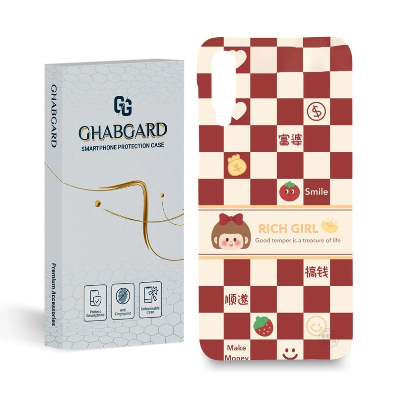    کاور گارد قاب مدل دخترانه مناسب برای گوشی موبایل سامسونگ galaxy a50