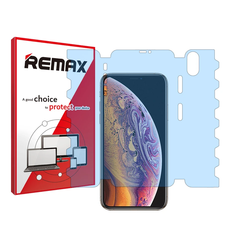 محافظ صفحه نمایش ضداشعه آبی ریمکس مدل HyBLU مناسب برای گوشی موبایل اپل iPhone XS Max
