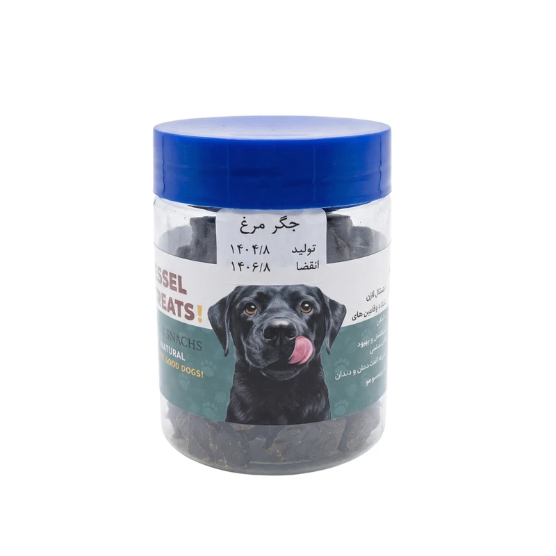 تشویقی سگ راسل مدل جگر مرغ وزن 70 گرم