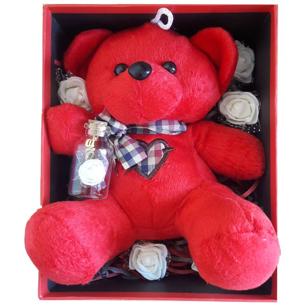 ست هدیه عروسک طرح خرس مدل cuty-02