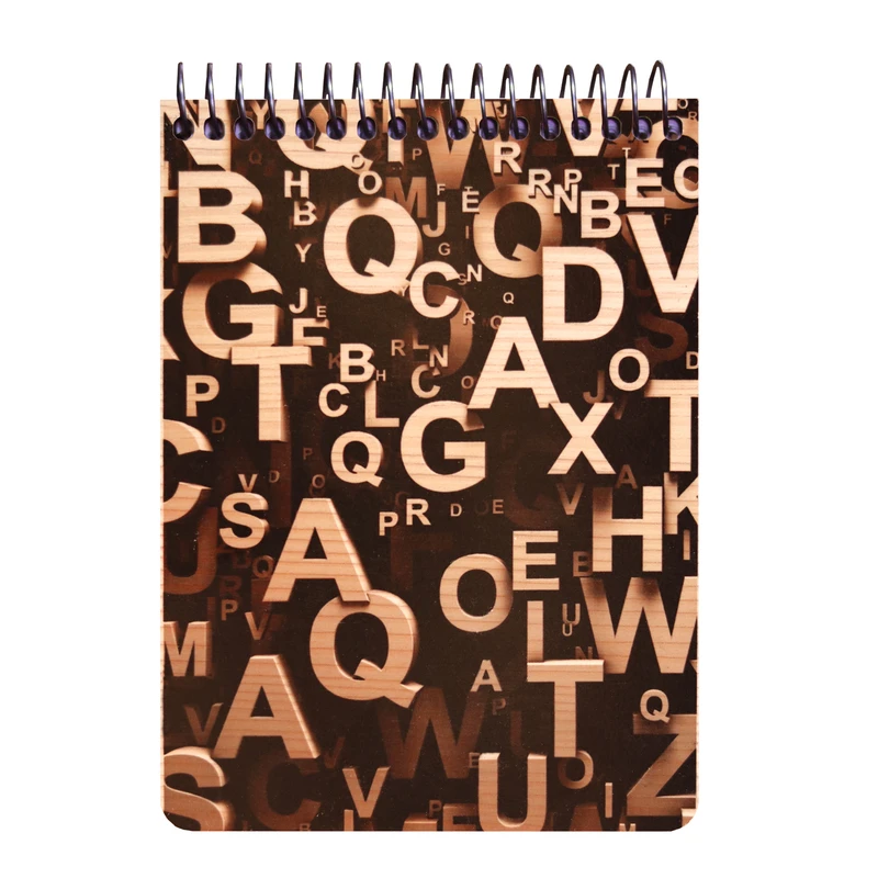 دفترچه یادداشت 70 برگ مدل چوبی کد 011