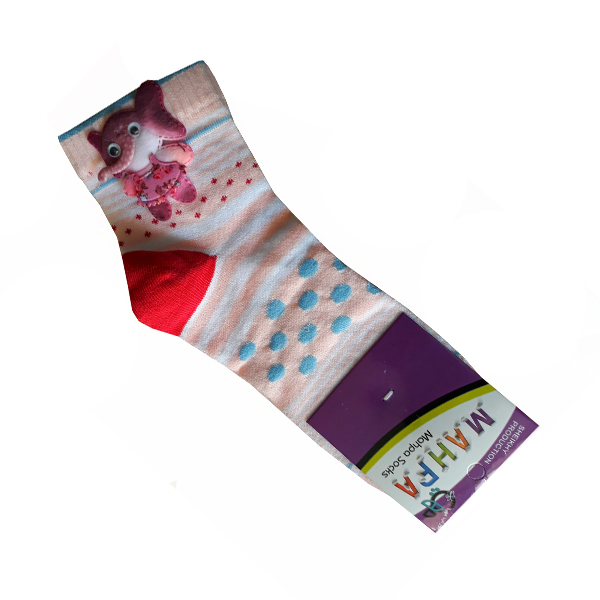 جوراب دخترانه مهپا مدل عروسکی 10