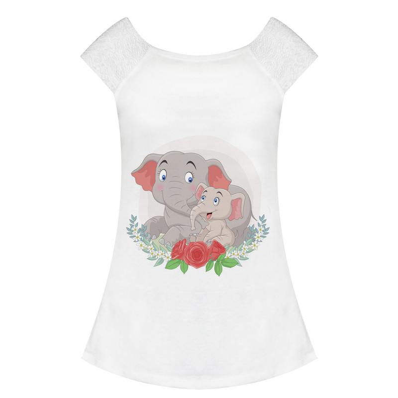 تی شرت زنانه مدل ST0005-110044 