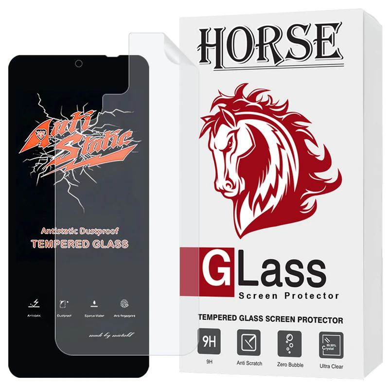 محافظ صفحه نمایش هورس مدل ANNH مناسب برای گوشی موبایل شیائومی Redmi 12 4G / Redmi 12 5G به همراه محافظ پشت گوشی