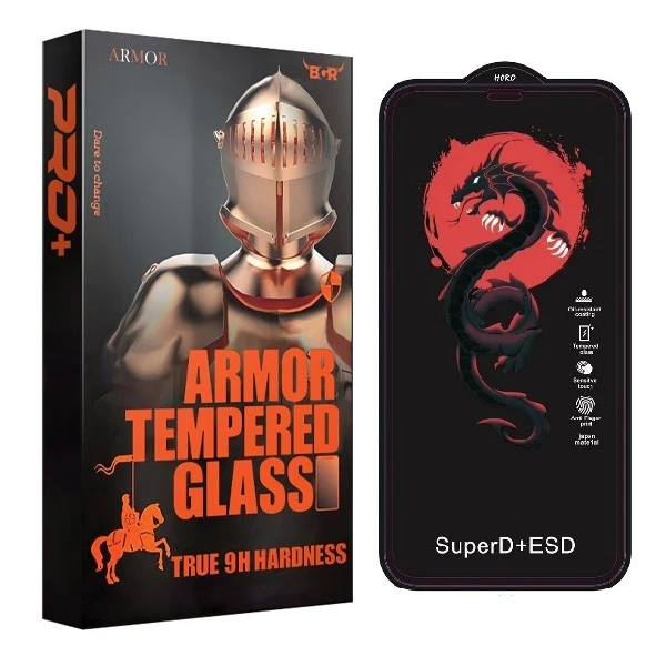 محافظ صفحه نمایش آرمور مدل HORO مناسب برای گوشی موبایل شیائومی Redmi Note 9s