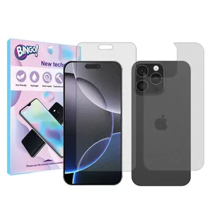 Bingo matte Screen Protector Suitable for Apple iPhone 16 Pro Mobile Phone with Back Protector