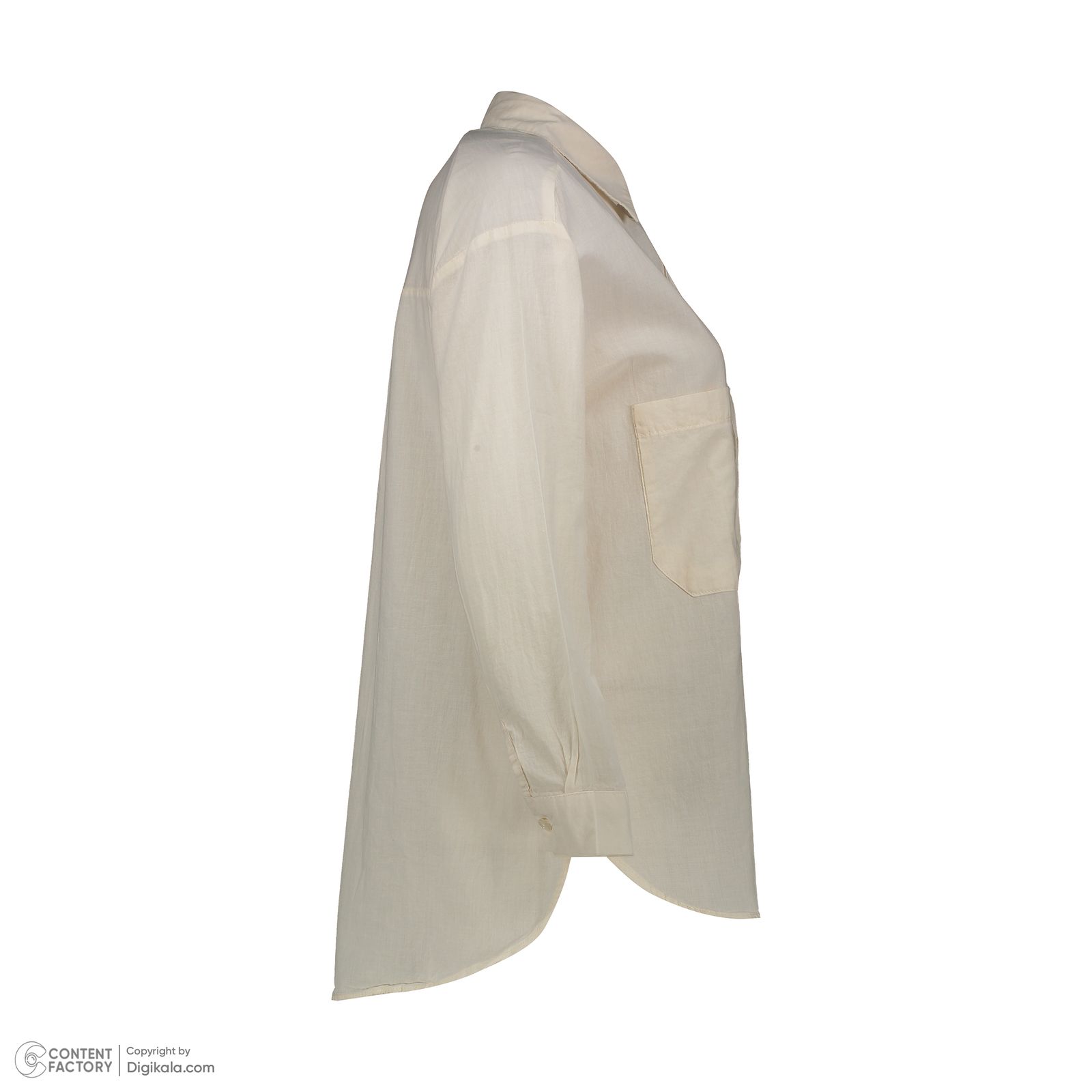 شومیز آستین بلند زنانه پیر کاردین مدل 9212102 رنگ نباتی -  - 3