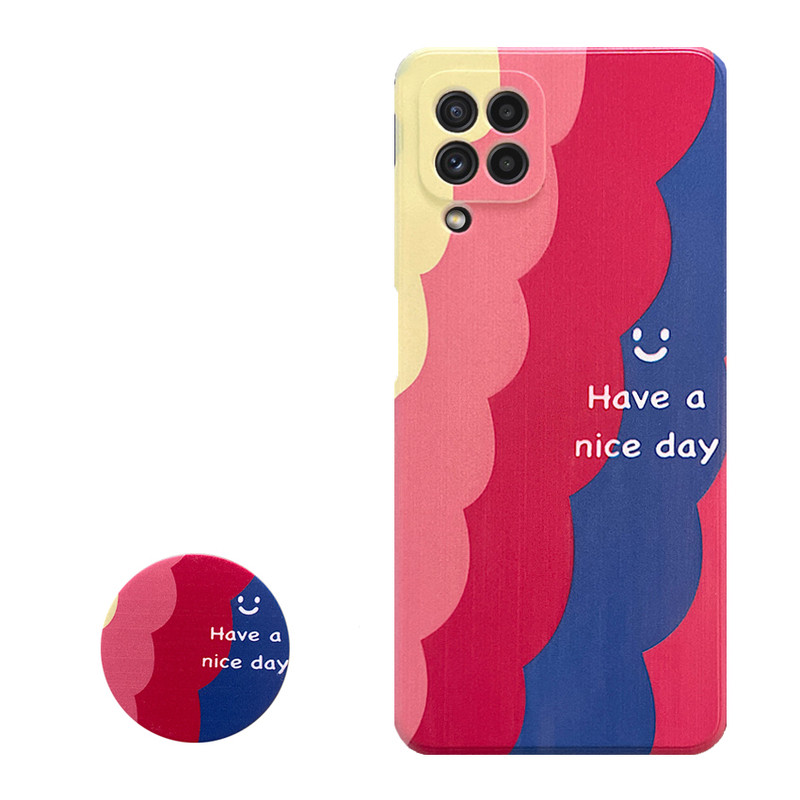 کاور مدل ND002 مناسب برای گوشی موبایل سامسونگ Galaxy A22 4G / M32 4G / M22 4G به همراه پایه نگهدارنده