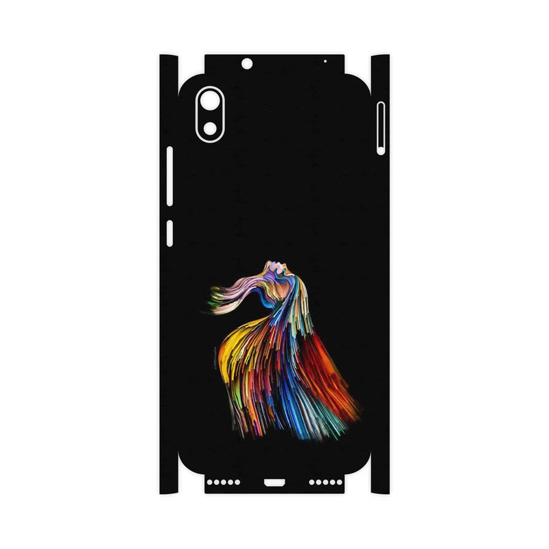 برچسب پوششی ماهوت مدل Rainbow Hair Digital Art-FullSkin مناسب برای گوشی موبایل شیائومی Redmi 7A