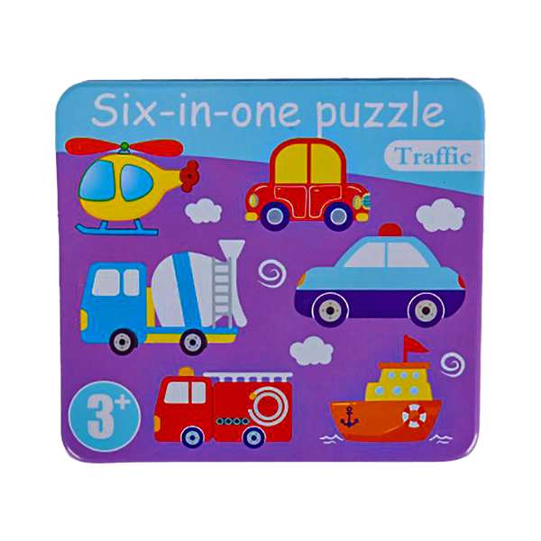 پازل آموزشی مدل Six in one طرح ترافیک