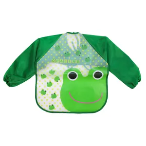 پیش بند نوزادی مدل آستین دار طرح FROG