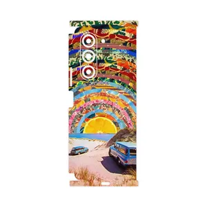 MAHOOT Collage of Orange Sky-FullSkin Cover Sticker for Samsung Galaxy Z Fold 5
