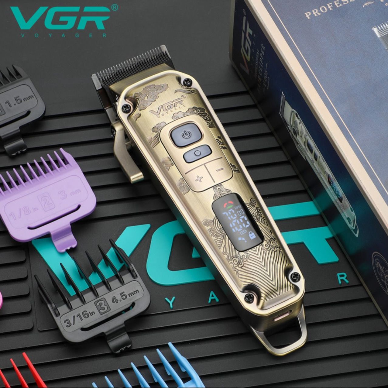 ماشین اصلاح موی سر و صورت وی جی ار مدل V-005 -  - 5