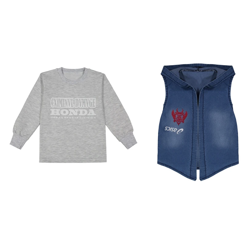 ست سویشرت و شلوار پسرانه مدل GEAN