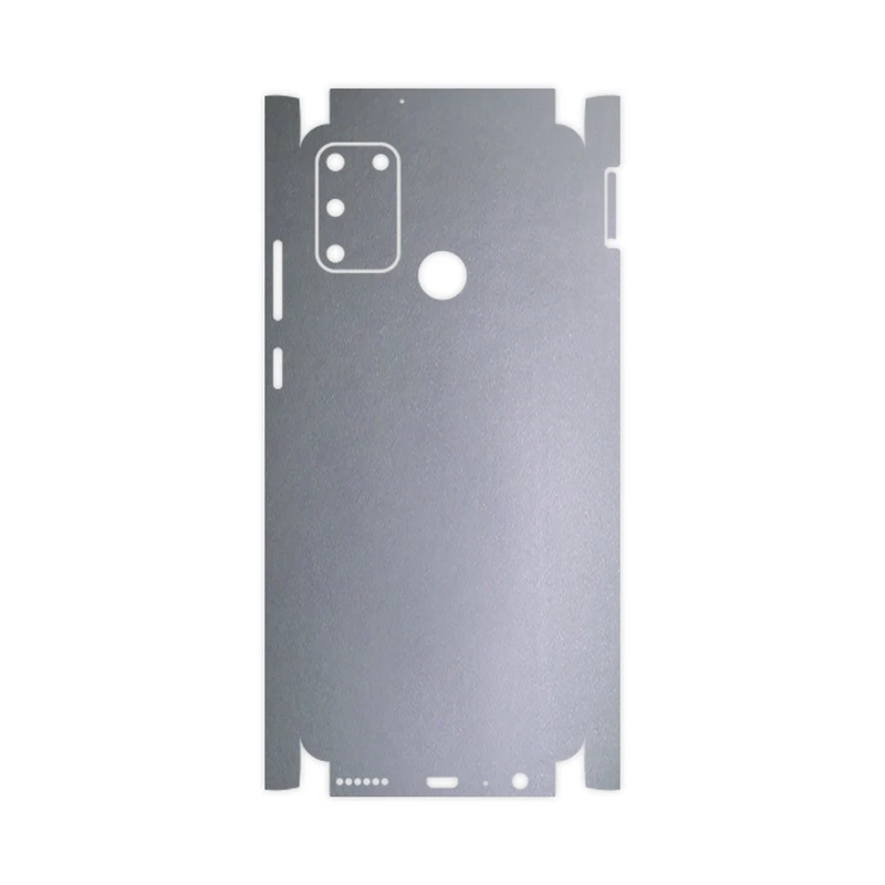 برچسب پوششی ماهوت مدل Matte-Silver-FullSkin مناسب برای گوشی موبایل آنر 9A