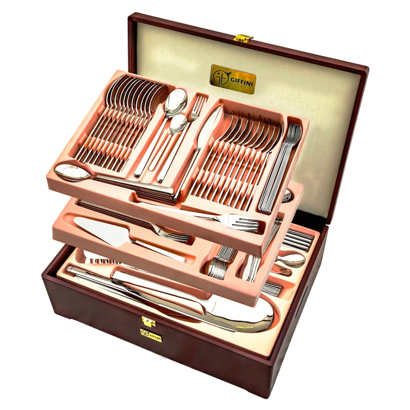 سرویس قاشق و چنگال 157 پارچه 30 نفره جی فی نی مدل 01