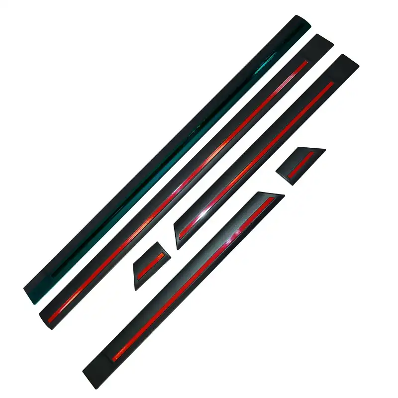 زه کنار درب خودرو کد 3637 مناسب برای پراید هاچبک مجموعه 6 عددی