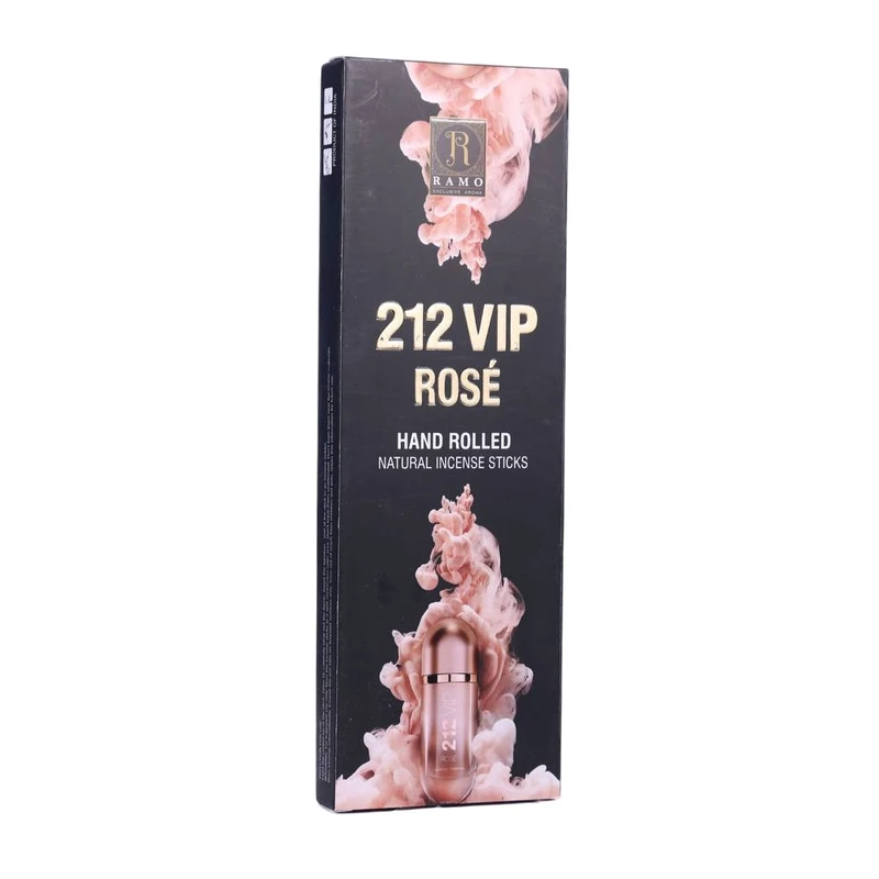  عود دست ساز رامو مدل ۰۶ رایحه 212VIP Rose بسته ۲۰ عددی