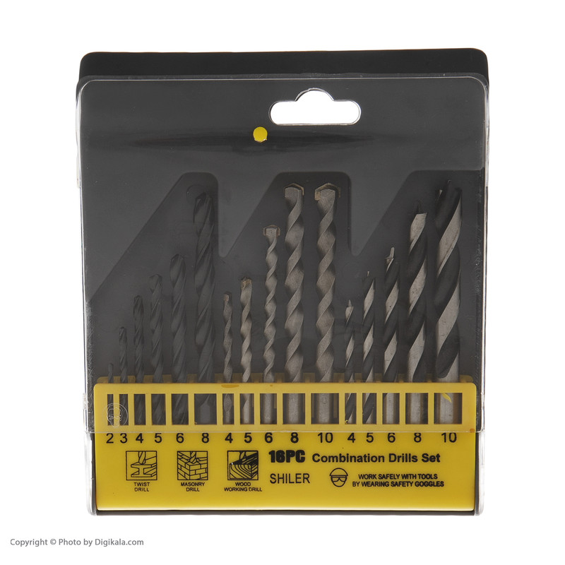 مجموعه 16 عددی مته شیلر کد SH-1016 مجموعه 16 عددی مته شیلر کد SH-1016