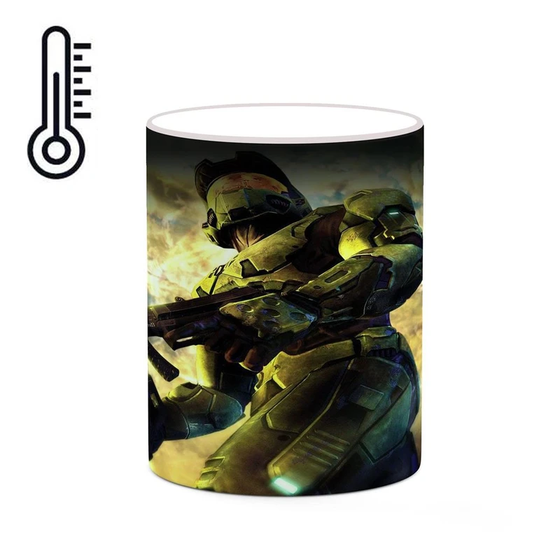 ماگ حرارتی کاکتی مدل بازی هالو Halo 2 کد mgh29032