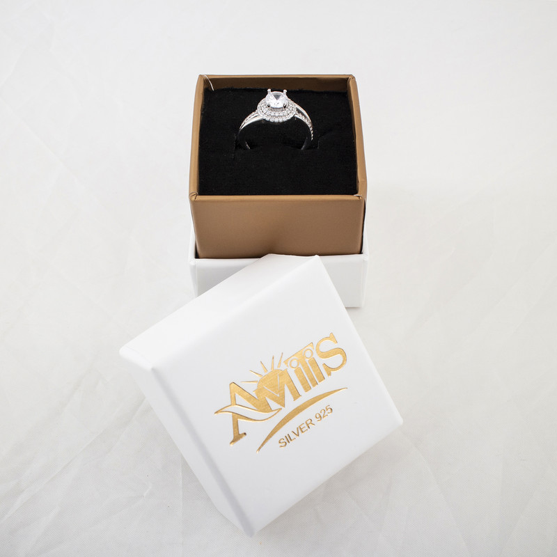 انگشتر نقره زنانه مدل AVN-31 انگشتر نقره زنانه مدل AVN-31