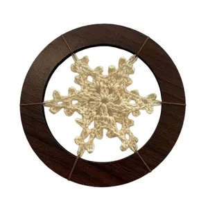 دیوارکوب بافتنی مدل دانه برف