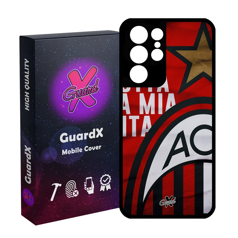 کاور گارد ایکس طرح آث میلان مدل Glass10453 مناسب برای گوشی موبایل سامسونگ Galaxy S21 Ultra