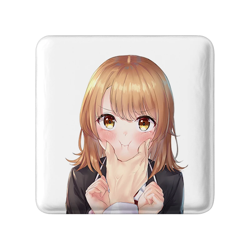 مگنت خندالو طرح ایروها انیمه جوانی کمدی رومانتیک من مدل مربعی کد 32537