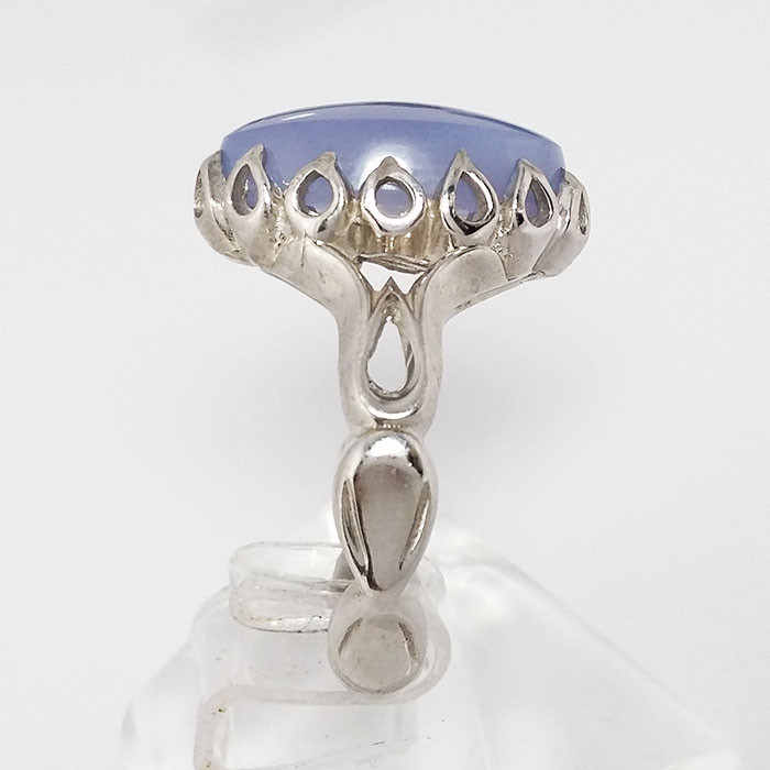 انگشتر نقره مردانه مدل عقیق یمنی کبود 2124 انگشتر نقره مردانه مدل عقیق یمنی کبود 2124