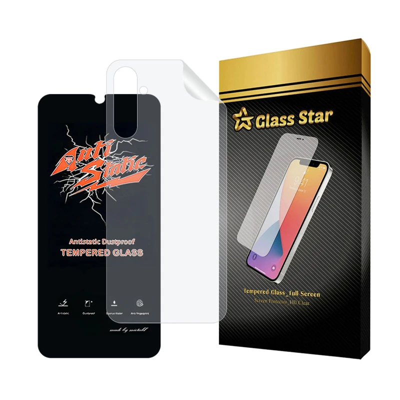 محافظ صفحه نمایش گلس استار مدل ANTNABKGS مناسب برای گوشی موبایل سامسونگ Galaxy A15 4G / Galaxy A15 5G به همراه محافظ پشت گوشی