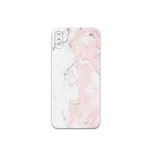 MAHOOT  Blanco-Pink-Marble Cover Sticker for apple iPhone XS