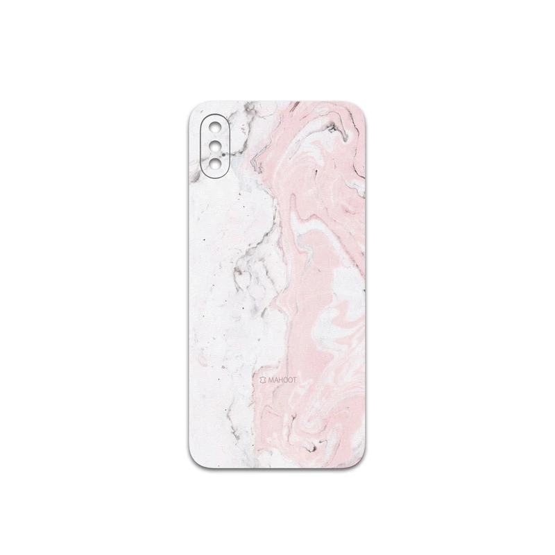 برچسب پوششی ماهوت مدل Blanco-Pink-Marble مناسب برای گوشی موبایل اپل iPhone XS