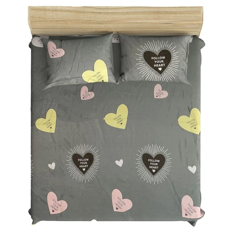 سرویس ملحفه کوکو جم مدل دیجی فالو دونفره 3 تکه