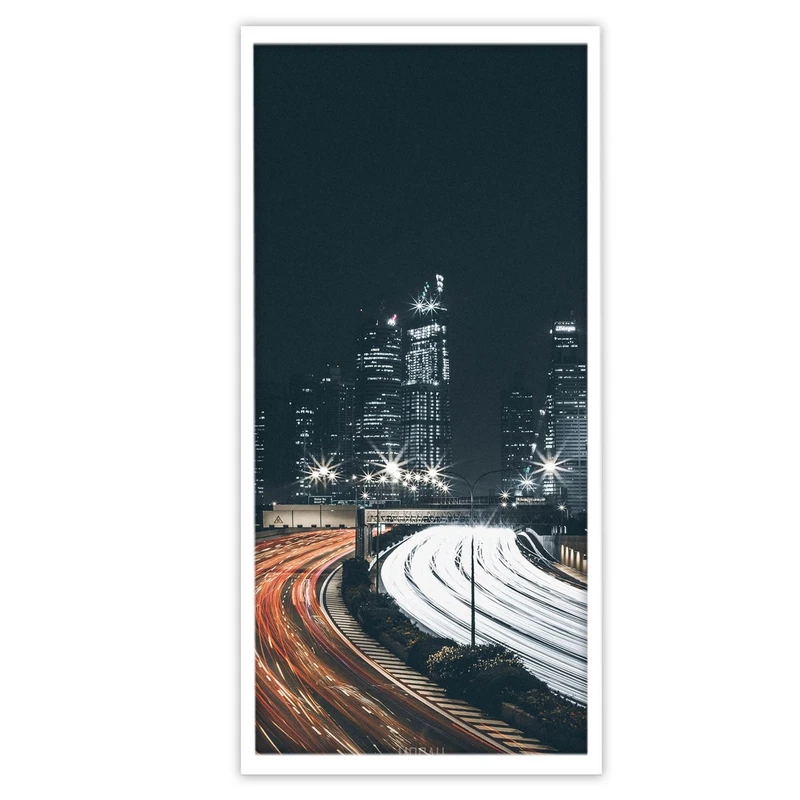 تابلو بکلیت طرح تایم لپس منظره شهر مدل W-S3357