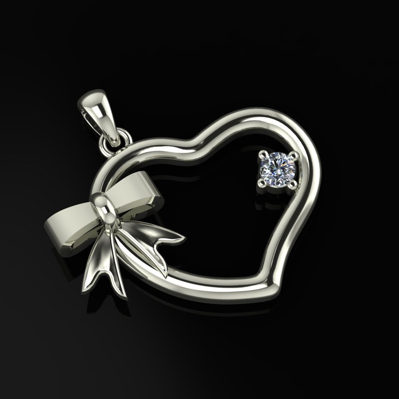 آویز گردنبند نقره زنانه گرین گرل مدل BPF015 آویز گردنبند نقره زنانه گرین گرل مدل BPF015