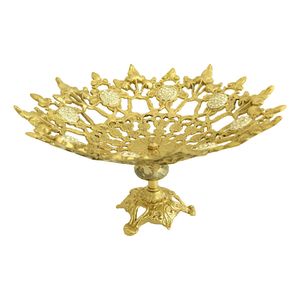 میوه خوری برنزی مدل برگ کد 1073