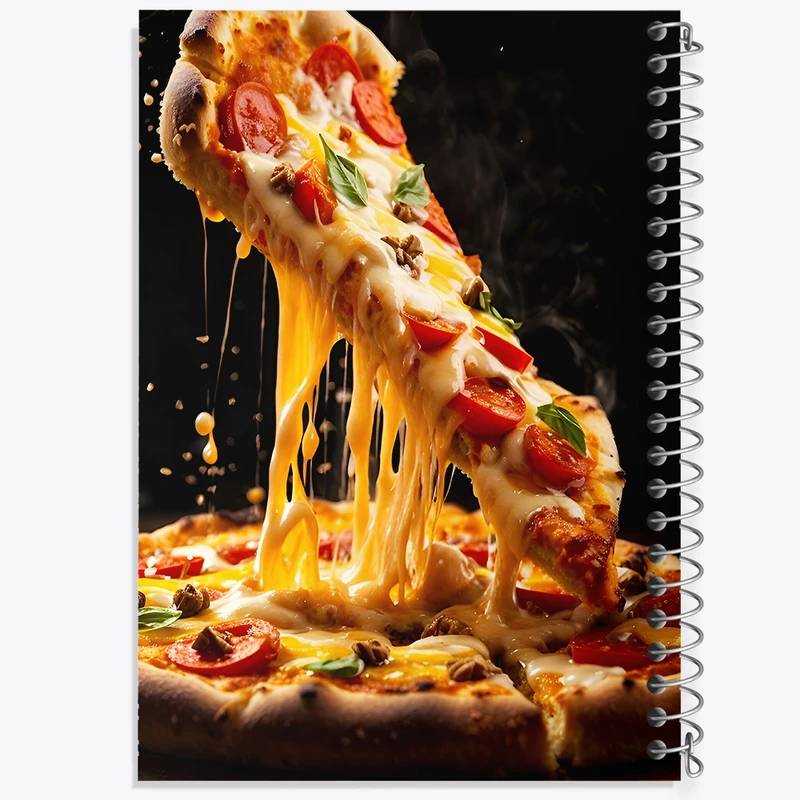 دفتر لیست خرید 50 برگ خندالو طرح پیتزا کد F5934