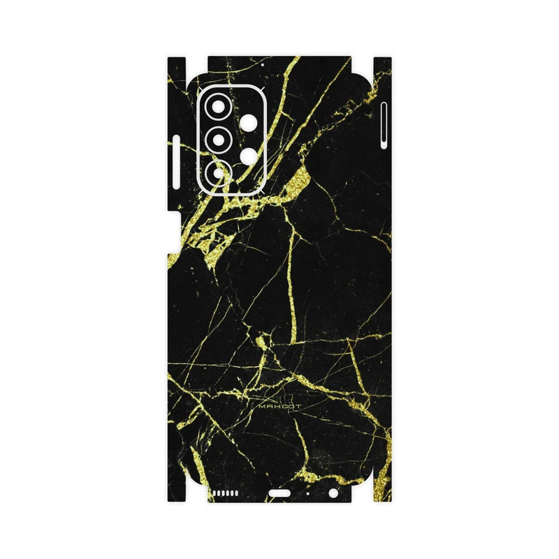 برچسب پوششی ماهوت مدل Graphite-Gold-Marble-FullSkin مناسب برای گوشی موبایل سامسونگ Galaxy A23