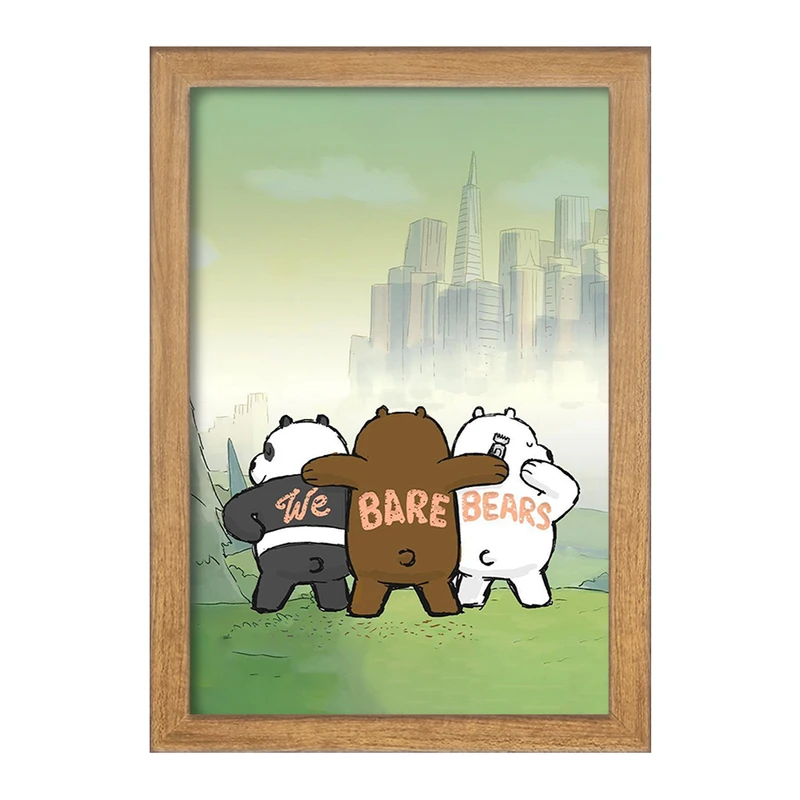 تابلو خندالو مدل انیمیشن سه خرس کله پوک کد 27636