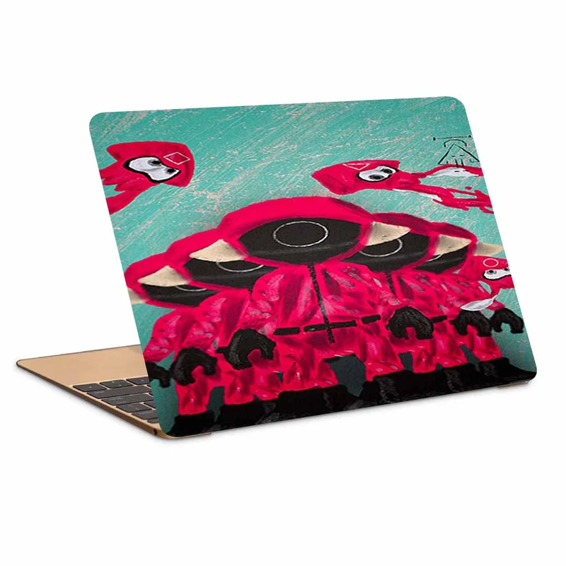 استیکر لپ تاپ طرح Squid Gameکد N-576مناسب برای لپ تاپ 15.6 اینچ