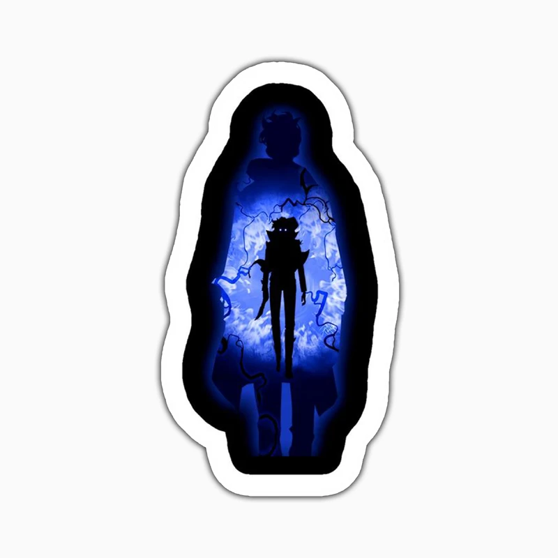 استیکر لپ تاپ و موبایل بووم طرح Anime Solo Leveling مدل Shadow Lord کد PS53